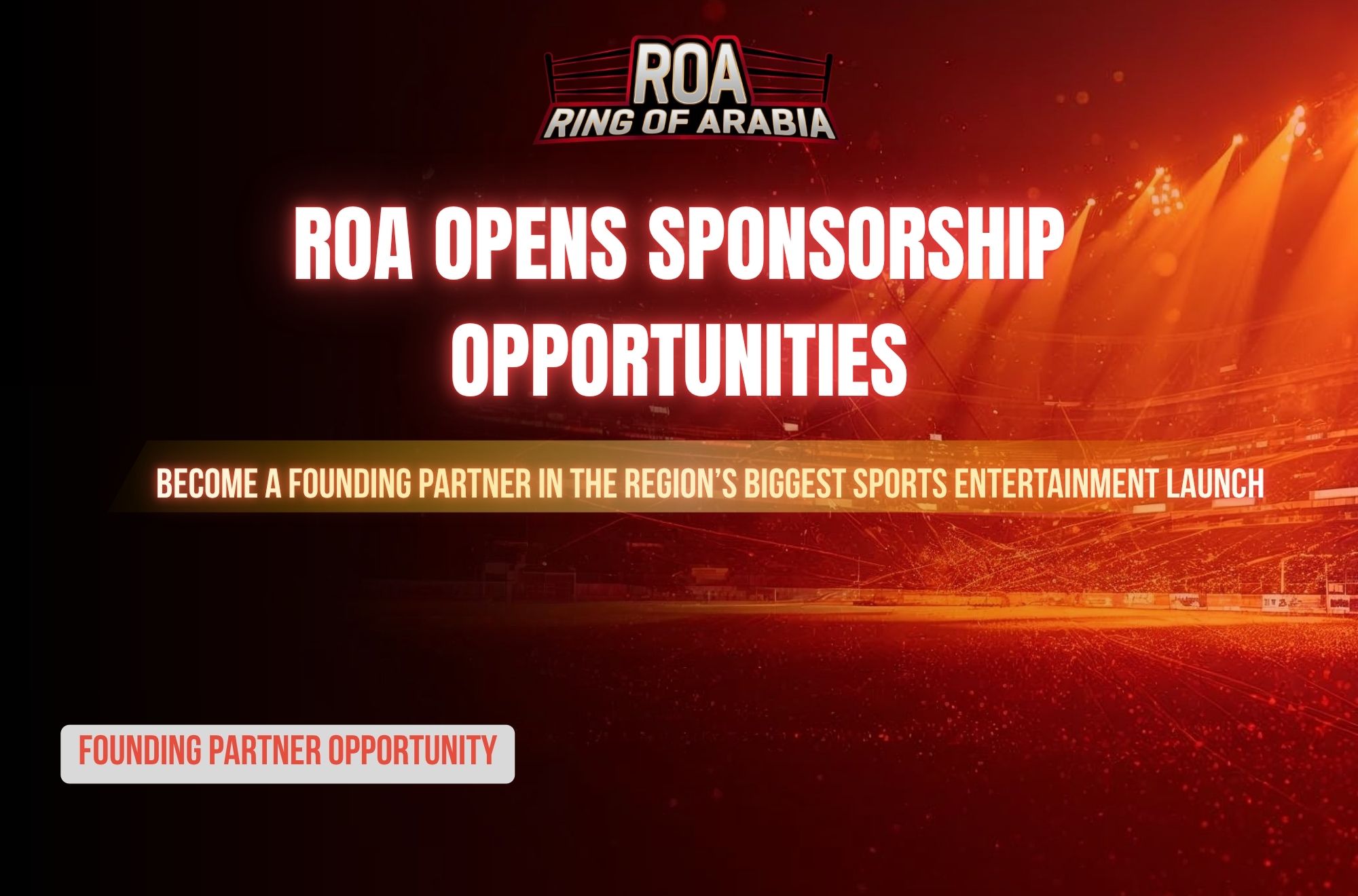 ROA Opens Sponsorship Opportunities for Inaugural Event